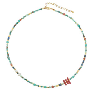 Ensembles De Colliers Pour Femmes En Perles Rétro Et Pierres Naturelles De La Série Classique h5