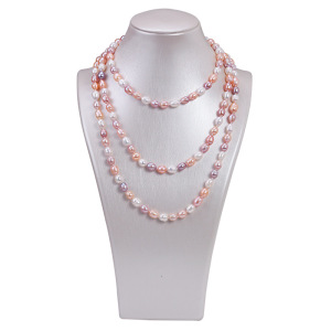 Collier De Perles D'Eau Douce Pour Femme, Collection Romantique Et Élégante h5 Image4