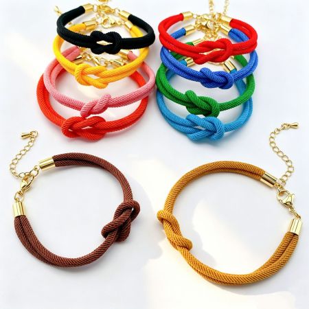 Bracelets tressés simples pour femmes