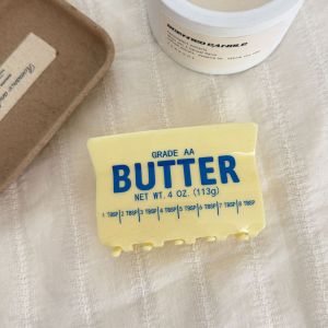 Série Simple, Décontractée, Lettres Et Chiffres, Acétate, Griffes À Cheveux h5 