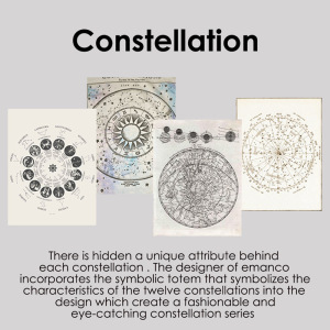 Pendentifs Pour Femmes, Collection Simple Series Diy, Forme Irrégulière, Constellation, Acier Inoxydable, Étanche, Couleur Or h5 Image3