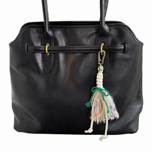 Breloques De Sac En Corde Tissée, Nœud Papillon Décontracté, Pompon Torsadé, Couleurs Assorties h5 Image3