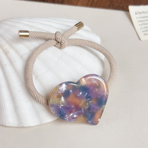 Élastiques À Cheveux En Plastique Simple Series Daily Heart, Dégradé De Couleurs Mélangées h5