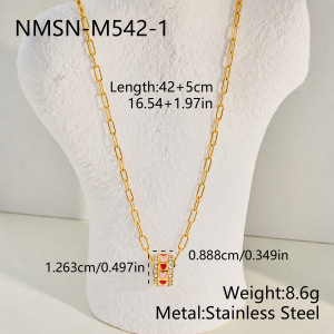 Colliers Pendentifs En Acier Inoxydable Couleur Or, Motif Teckel Mignon En Forme De Cœur, Collection Simple Series h5
