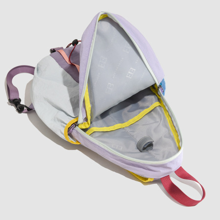 Sac à dos femme en nylon patchwork multicolore style sportif 2