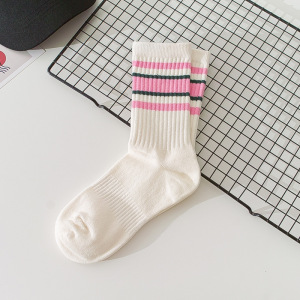 Chaussettes Mi-Mollet À Rayures Basiques High Bounce Color Clash h5 