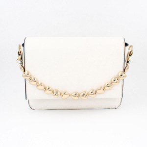 Chaîne En Métal Pour Téléphone Et Sac, Perles Simples En Forme De Cœur, Collection Romantique h5 Image4