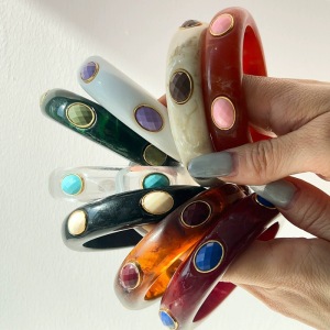 Bracelets Pour Femmes En Résine De Forme Géométrique h5 Image2