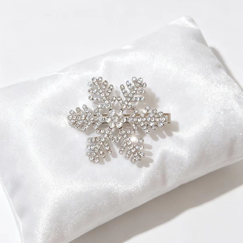Pinces À Cheveux Élégantes En Alliage Avec Nœud Papillon Et Strass, Collection Luxe 