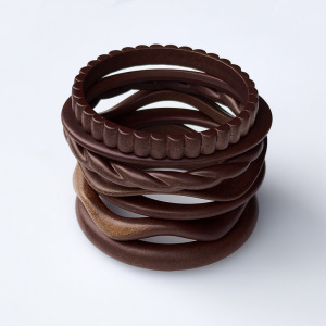 Bracelets En Acrylique Pour Femmes De Forme Irrégulière h5 Image2