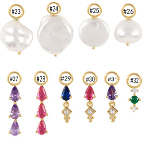 Ensemble De Bijoux Simples En Argent Sterling 925, Forme Irrégulière, Étoile, Couleur Or, À Faire Soi-Même. h5 Image3