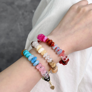 Bracelets De Perles Ethniques Bohèmes En Perles, Pierres Naturelles Et Cristaux Pour Femmes h5 Image3