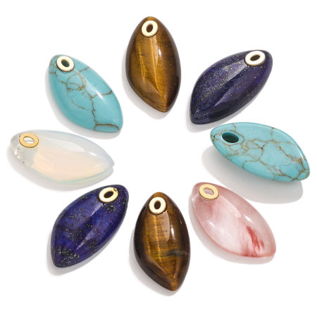 Pendentifs pour femmes en pierres naturelles de forme irrégulière