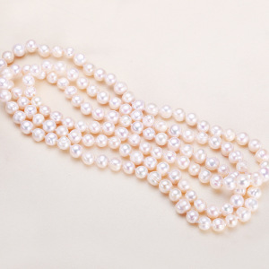 Collier De Perles D'Eau Douce Pour Femme, Collection Simple Et Élégante h5
