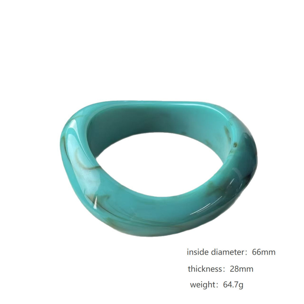 Bracelets Pour Femmes En Résine À Dégradé De Couleurs h5Image5