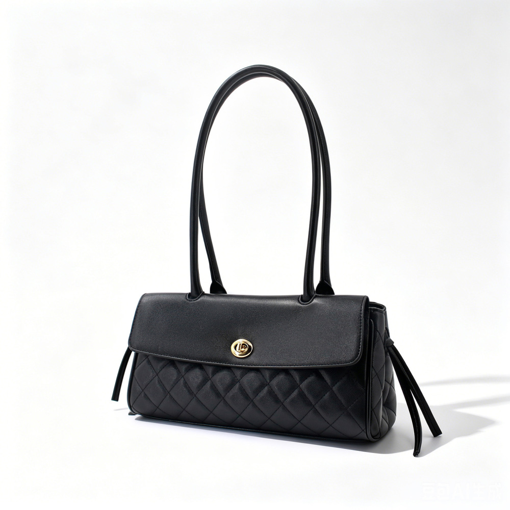 Sacs À Bandoulière Carrés Pour Femmes, Style Décontracté, Surpiqûres Matelassées, Couleur Unie, En Pu De Qualité Supérieure Image2