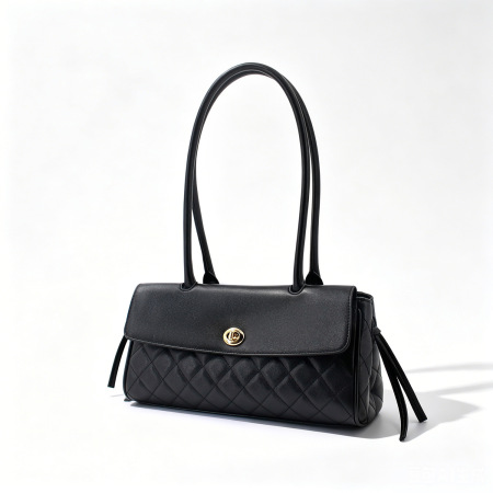 Sacs à bandoulière carrés pour femmes, style décontracté, surpiqûres matelassées, couleur unie, en PU de qualité supérieure 2