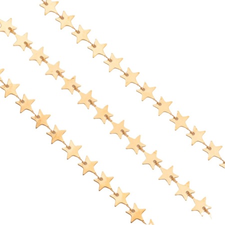 Matériaux de cordage étanches en acier inoxydable Star, couleur or (vendus au mètre) 2