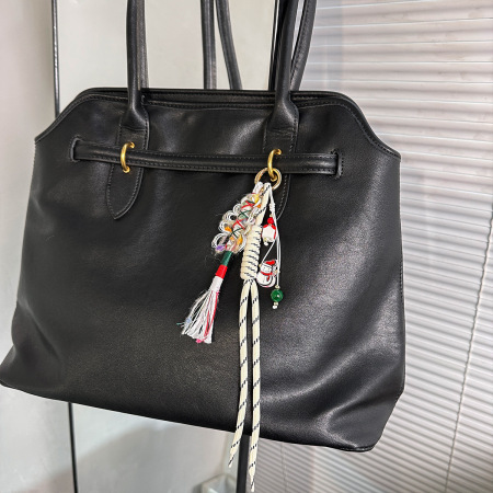 Collection Simple, style décontracté, pompons de Noël multicolores, breloques pour sacs en corde tressée 2