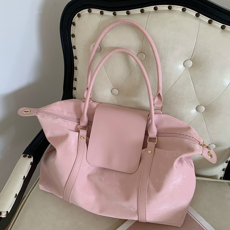 Sacs De Sport Et De Voyage Carrés Pour Femmes, Style Décontracté, Couleur Unie, En Pu De Qualité Supérieure Image3