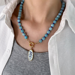 Colliers De Perles Pour Femmes, Collection Romantique, En Pierres Naturelles h5 Image3