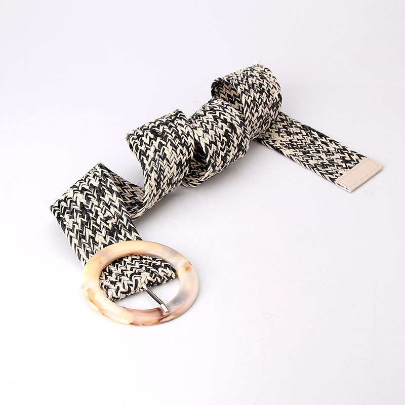 Ceinture Tissée En Pp, Coloris Uni Dégradé, Style Bohème Ethnique Image4
