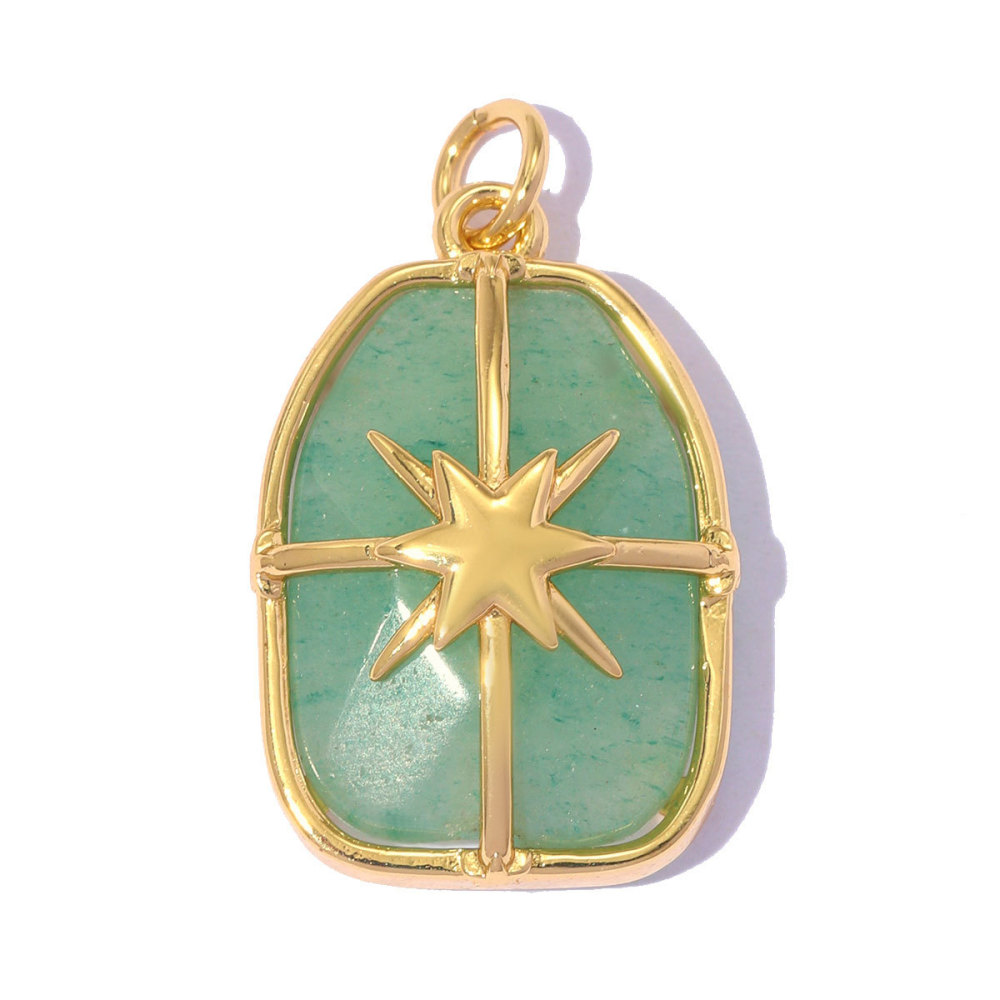 Pendentifs Pour Femmes En Zircon Et Pierres Naturelles, Style Rétro, Collection Classique Image2