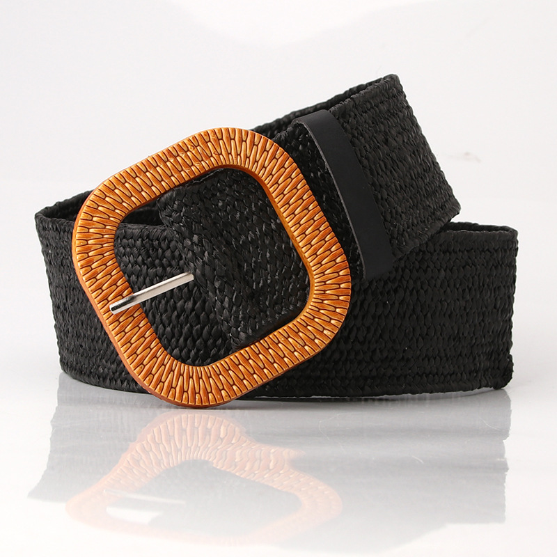 Ceinture Décorative Tissée En Pp À Rayures Unies, Style Bohème Ethnique, Série Bohème
