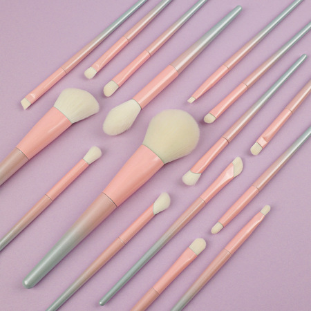 Ensemble de pinceaux de maquillage Simple Series Daily Color Mixed Gradient Color 2