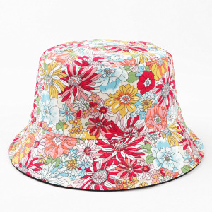 Bob En Coton Multicolore À Fleurs, Collection Simple Series Casual h5 