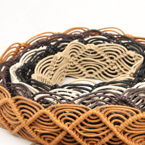 Ceinture Tissée Unie De La Série Simple Pour Les Vacances h5 Image4