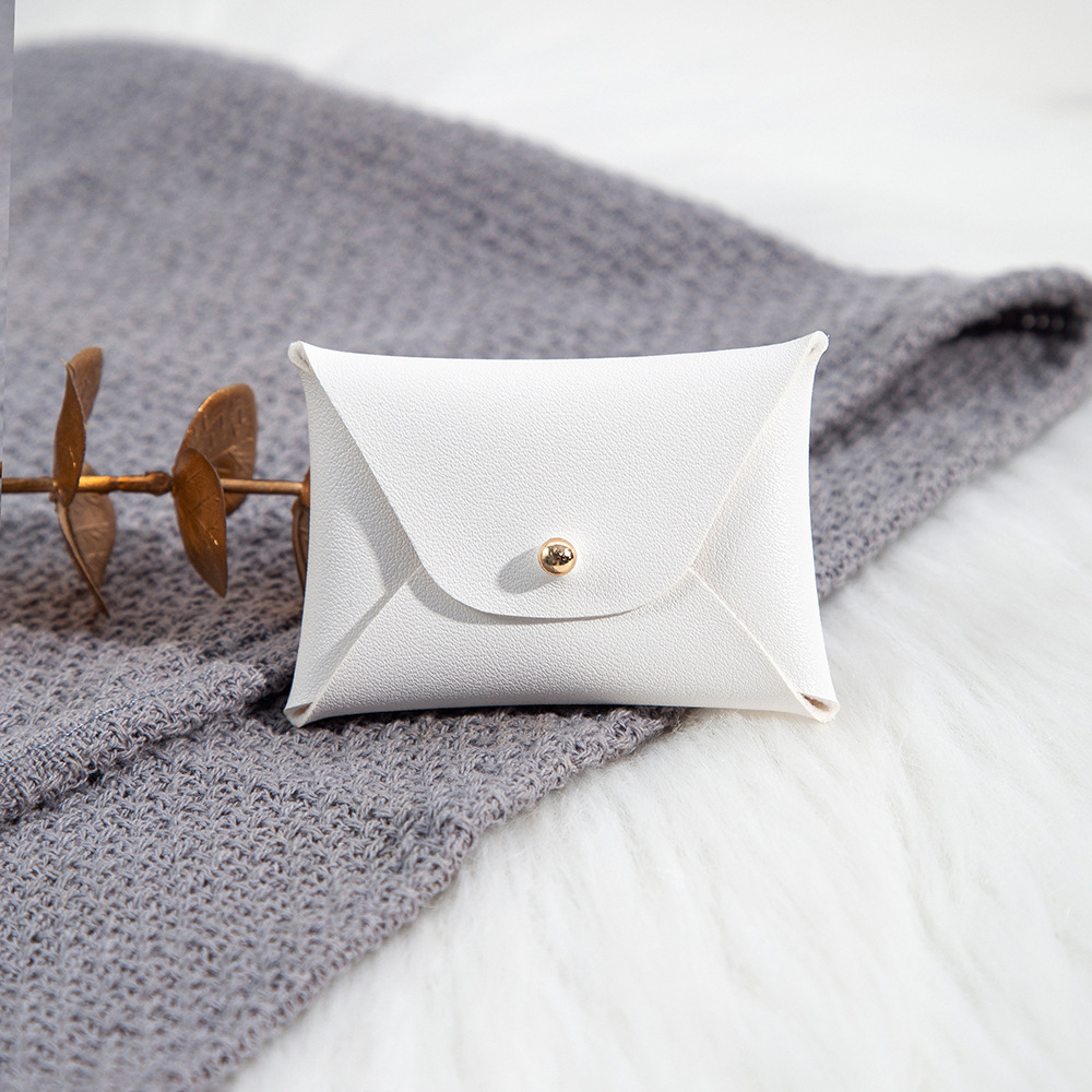 Sacs À Bijoux En Pu De Couleur Unie 