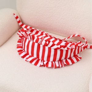 Sacs À Bandoulière Oreiller Pour Femmes En Polyester À Rayures Froncées De Style Décontracté h5 Image5