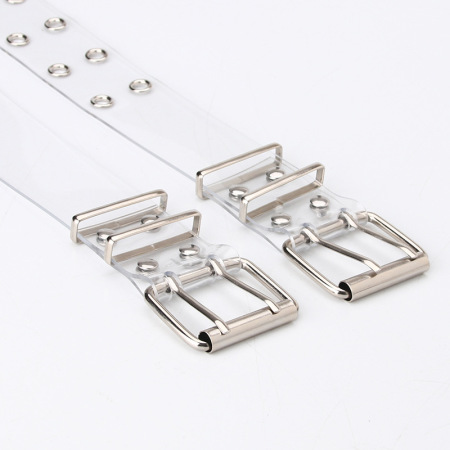 Ceinture décorative en PVC à rivets, couleur unie, style hip-pop/rock, série Simple 2