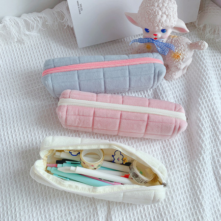 Pochettes à stylos Simple Series Daily en polyester, couleurs unies et assorties 2