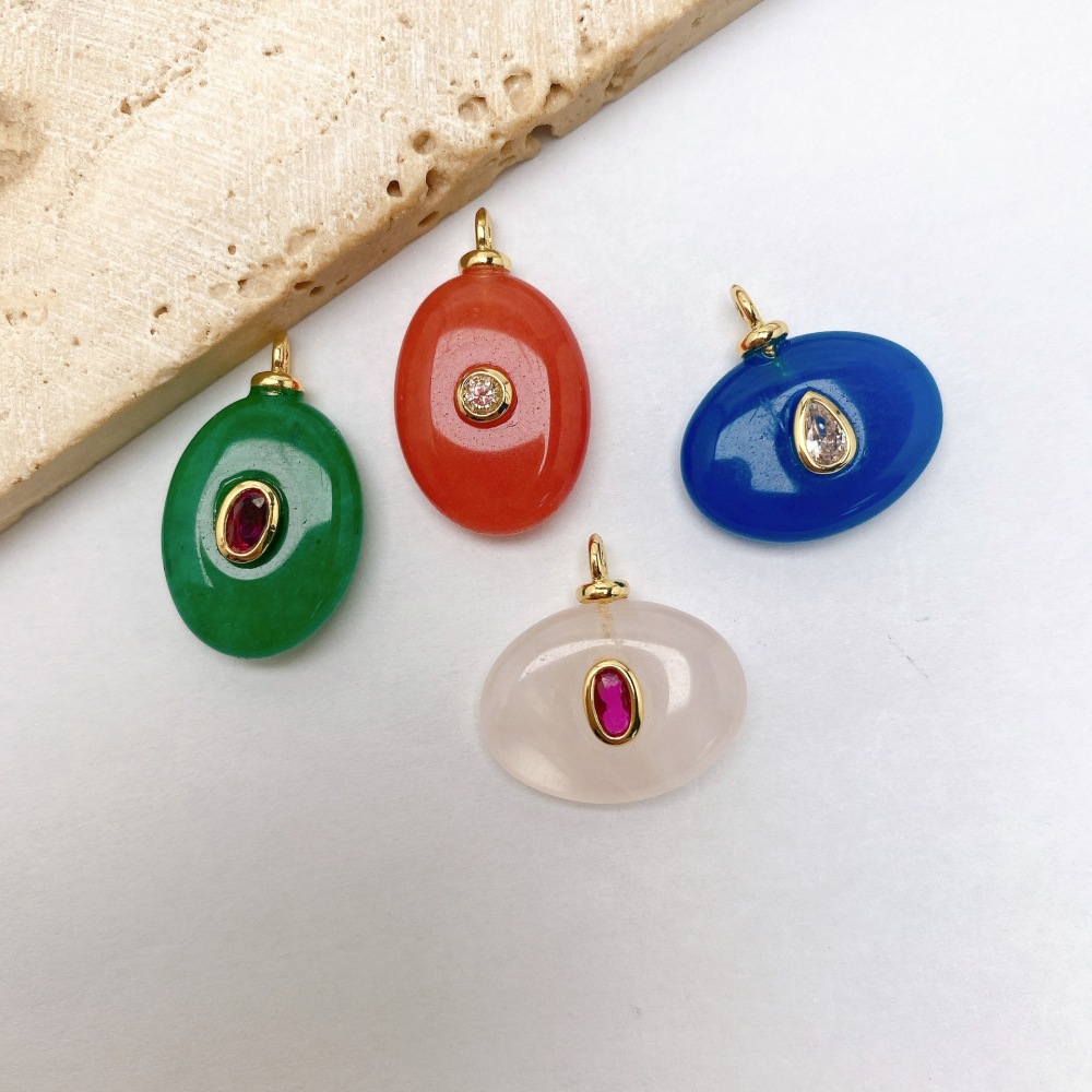 Pendentifs En Pierre Naturelle Pour Femme, Forme Irrégulière, Collection Classique À Faire Soi-Même Image3