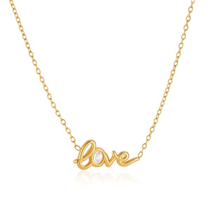Ensembles De Colliers Pour Femmes Simple Series Simple Letter En Acier Inoxydable Étanche Couleur Or h5 Image5