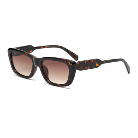 Lunettes de soleil Simple Series Daily Solid Color à imprimé léopard 2