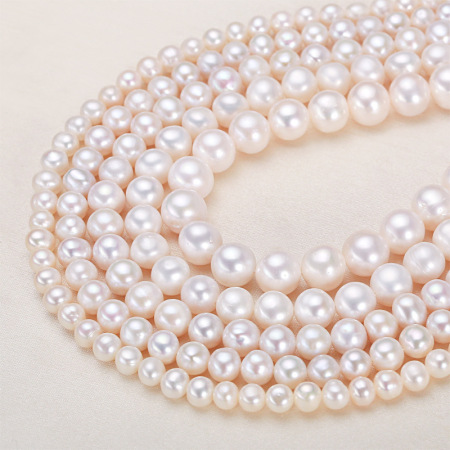 Collier de perles d'eau douce pour femme, collection Simple et Élégante 2