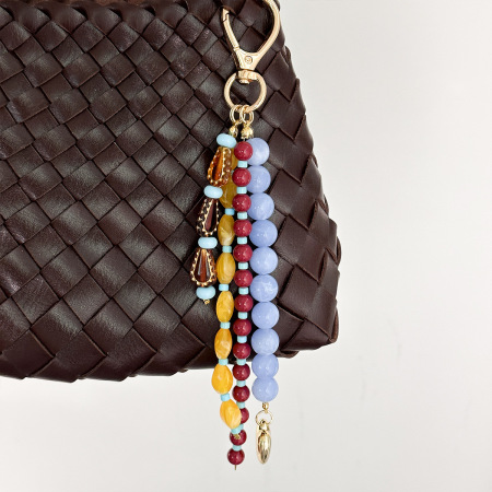 Collection ethnique décontractée de perles gouttelettes en résine de couleurs assorties 2