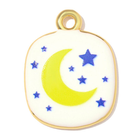 Pendentifs pour femmes, style œil du diable, forme irrégulière elliptique, couleur cuivre et or, collection romantique à faire soi-même 2