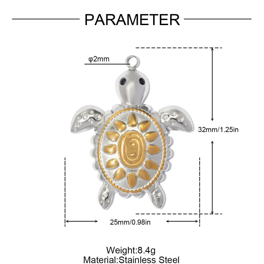 Pendentifs Pour Femmes, Collection Classique, À Faire Soi-Même, En Forme De Cœur Irrégulier, Œil Du Diable, Acier Inoxydable, Étanche, Couleur Or