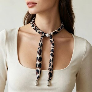 Colliers Tressés Pour Femmes En Tissu Doré, Motif Végétal Quotidien, Collection Ethnique h5 Image2