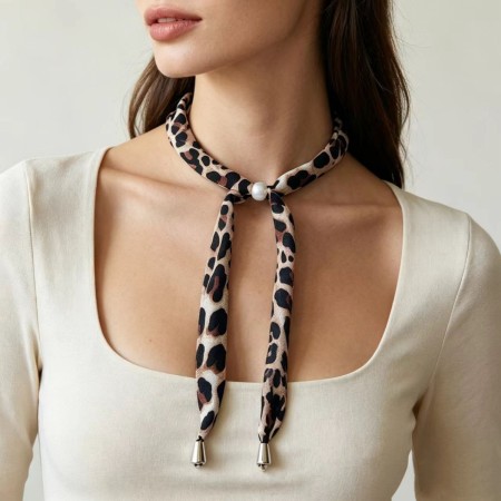Colliers tressés pour femmes en tissu doré, motif végétal quotidien, collection ethnique 2