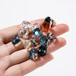 Perles De Verre Dorées À Dégradé De Couleurs, Forme Irrégulière, À Faire Soi-Même, Série Simple h5 Image2