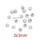 couleur argent/3mm 