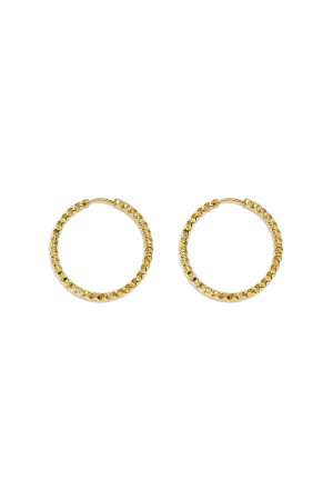 Boucles D'Oreilles Créoles En Acier Inoxydable, Style Simple Et Quotidien, Collection De Bijoux Pour Femmes h5 Image7