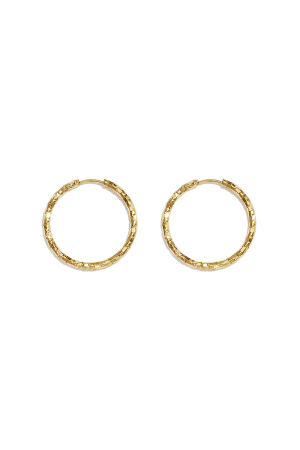 Boucles D'Oreilles Rondes En Acier Inoxydable, Collection Simple Simple, Bijoux Pour Femmes h5 Image10