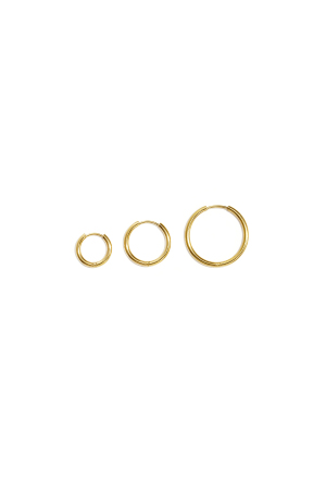 Boucles D'Oreilles En Acier Inoxydable, Forme Géométrique, Collection Simple Pour Le Quotidien, Bijoux Pour Femmes h5 