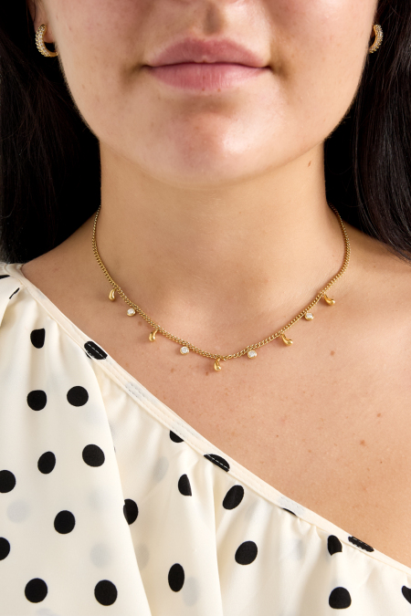 Colliers pendentifs en acier inoxydable, collection Goutte, bijoux simples pour le quotidien 2